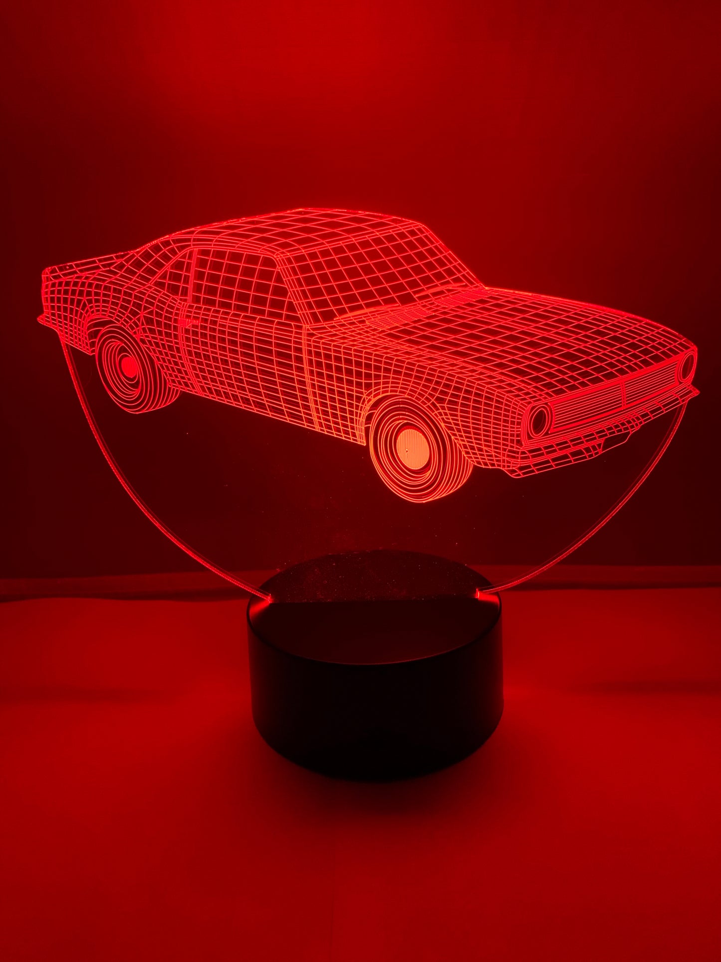 Lampe 3D DEL Auto Rétro