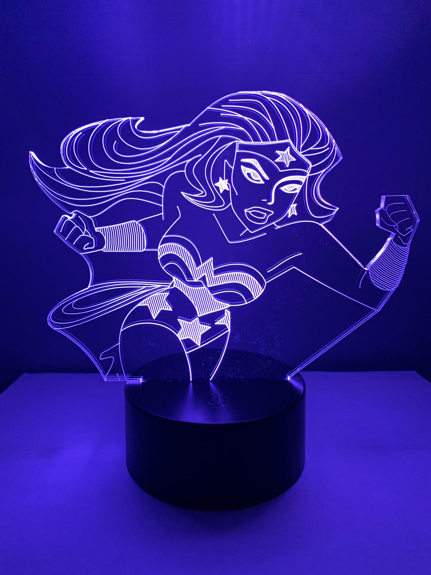 Lampe 3D DEL Wonder Women