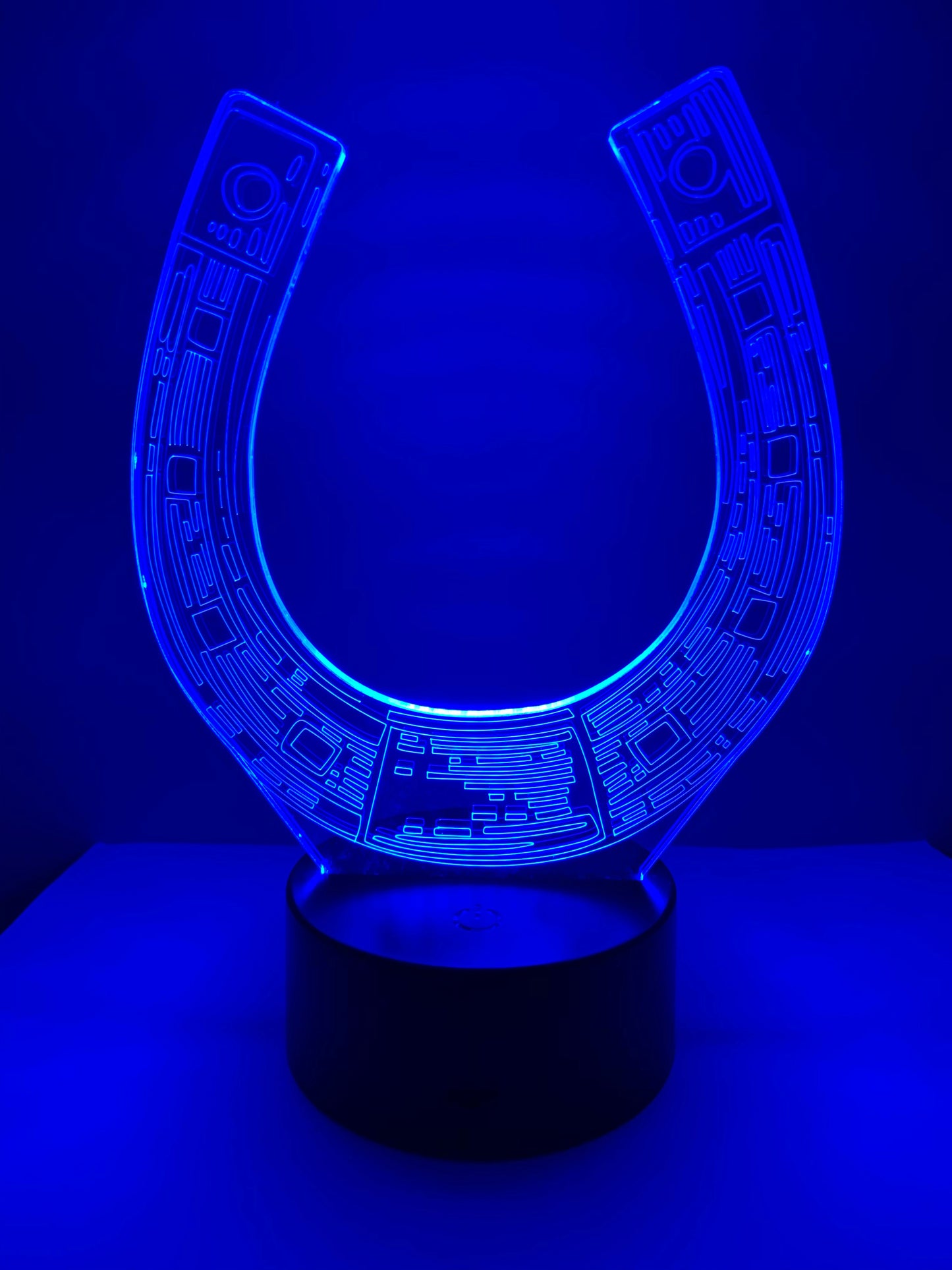 Lampe 3D DEL Fer à Cheval