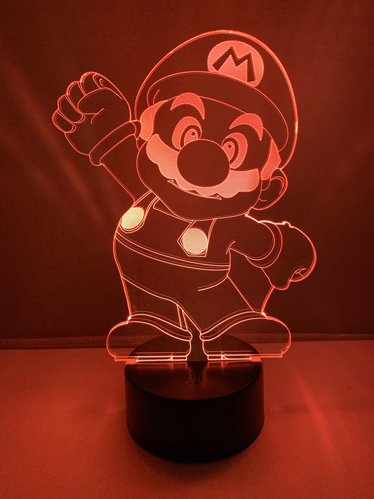 Lampe 3D DEL Mini Mario Bros
